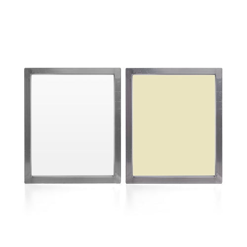 Printer's Edge Aluminum Screen Printing Frame - 20 x 24 x 1 1/4, Yellow,  230 mesh