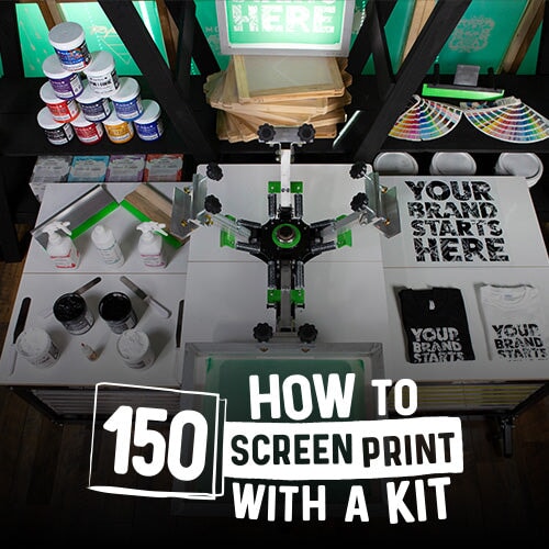 DIY Print Shop Awesome Gig Poster Screen Printing Kit