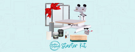 Gift Creativity This Season with the Pigskins & Pigtails Screen Printing Holiday Kit!  | Screenprinting.com