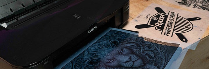 Print Film Transparencies for Screen Printing with Canon Pixma ix6820  | Screenprinting.com