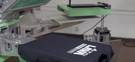 Printing White on a Carded Cotton Shirt  | Screenprinting.com