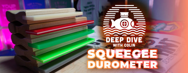 Squeegee Durometer & Angle | Deep Dive With Colin  | Screenprinting.com