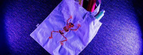 Transform a Simple Tote into a Spooky Trick-or-Treat Bag!  | Screenprinting.com