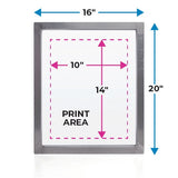 Baselayr 16x20in Aluminum Screen Printing Frame | Screenprinting.com