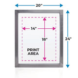 Baselayr 20x24in Aluminum Screen Printing Frame | Screenprinting.com