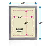 Baselayr 42x48in Aluminum Screen Printing Frame | Screenprinting.com