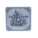 Brushed Stainless Steel Coaster for Engraving Square 24 Pack | Screenprinting.com