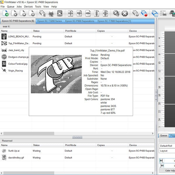 Canon Pixma ix6820 Film Output Printer Package w/ FilmMaker v10 DTP+ Software (13x19) | Screenprinting.com