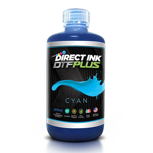 OmniPrint Direct Ink: DTF Plus - Cyan 32 oz / 1 liter | Screenprinting.com