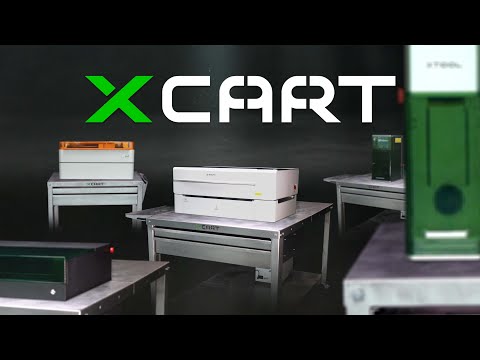 xCart Aluminum Large Heavy Duty Cart for xTool Laser and Engravers