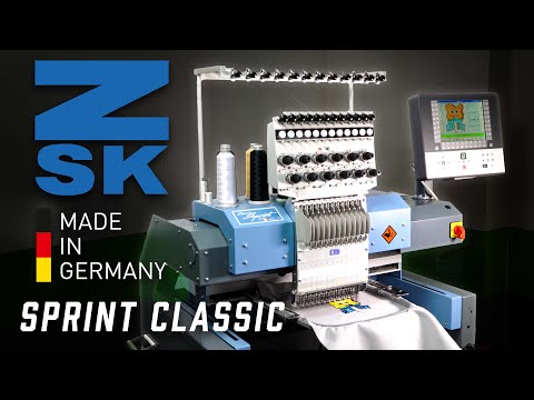 ZSK Sprint Classic Embroidery Machine - Single Head