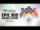 Tinta de plastisol rojo fluorescente fluorescente de Wilflex Epic Rio (componente de mezcla)