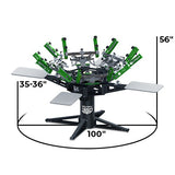 Riley Hopkins 360 6 Color 4 Station Press with XYZ Micro Registration - ROQ Compatible Print Stations | Screenprinting.com