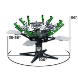 Riley Hopkins 360 6 Color 4 Station Press with XYZ Micro Registration | Screenprinting.com