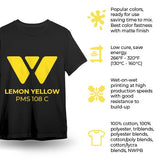 Wilflex Epic Rio RFU Lemon Yellow Plastisol Ink | Screenprinting.com