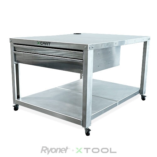 xCart Aluminum Heavy Duty Cart for xTool Laser and Engravers | Screenprinting.com