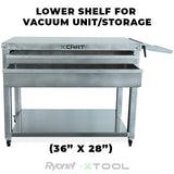 xCart Aluminum Medium Duty Cart for xTool Laser and Engravers | Screenprinting.com