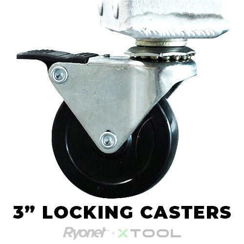 xCart Aluminum Medium Duty Cart for xTool Laser and Engravers | Screenprinting.com