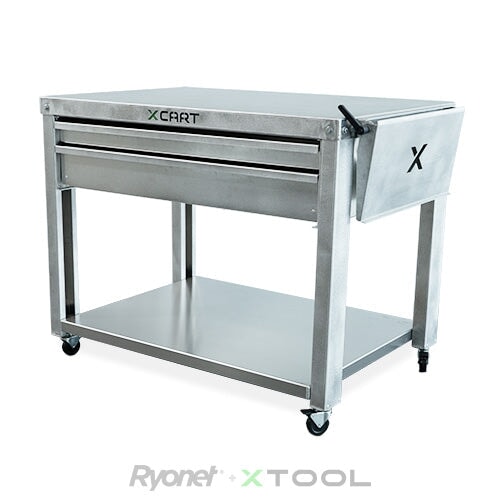 xCart Aluminum Medium Duty Cart for xTool Laser and Engravers | Screenprinting.com