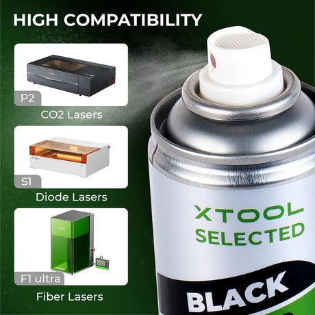 xTool Black Laser Marking Spray - 8.5oz | Screenprinting.com