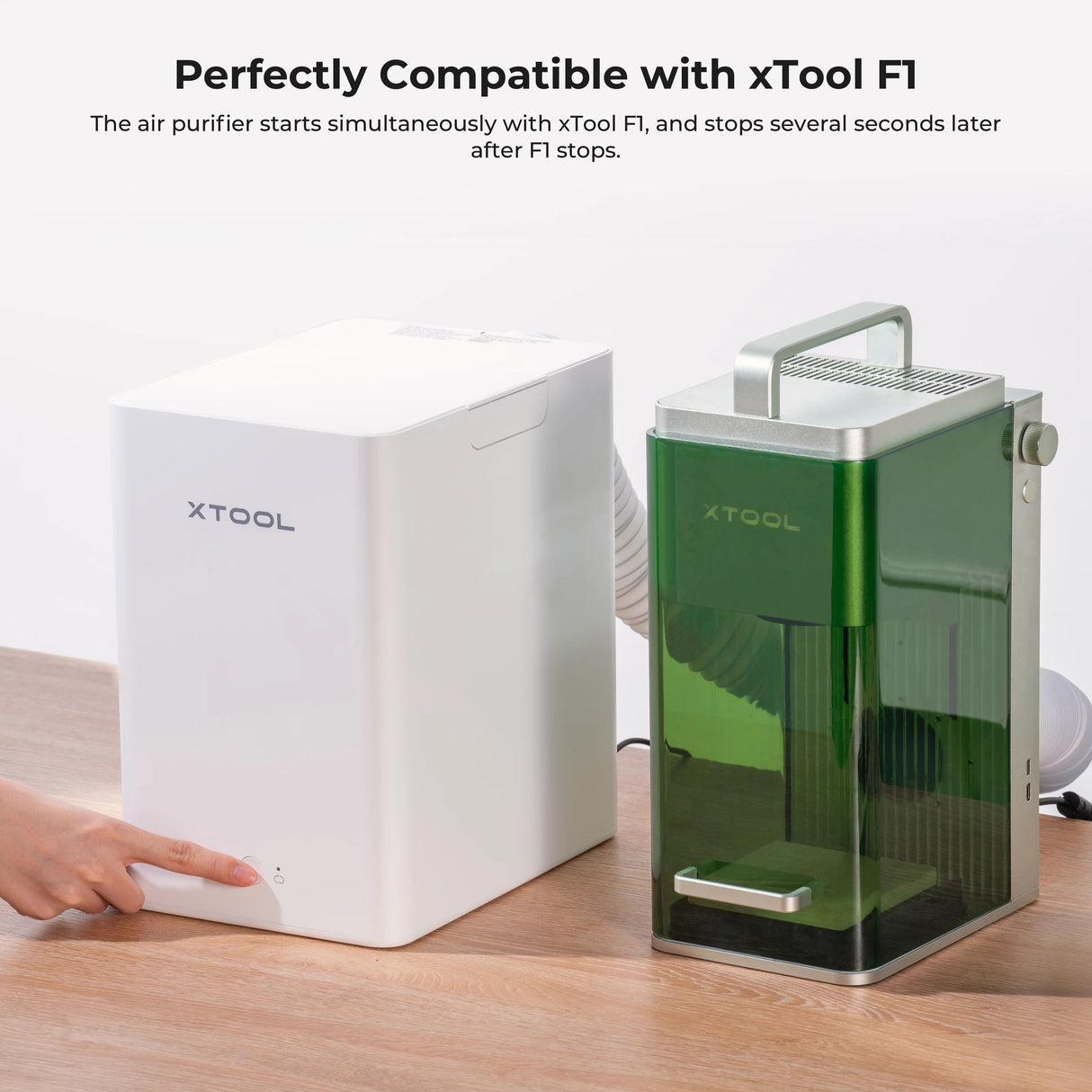 xTool F1 Desktop Air Purifier | Screenprinting.com