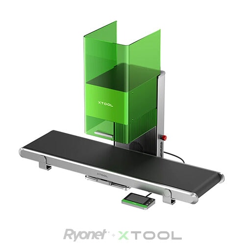 xTool F1 Ultra 20W Fiber & Diode Dual Laser Engraver xTool F1 Ultra + Conveyor | Screenprinting.com
