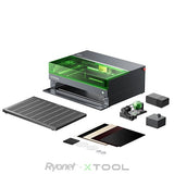 xTool S1 Desktop Diode Laser Cutter Black 20W 20W Rotary Kit | Screenprinting.com