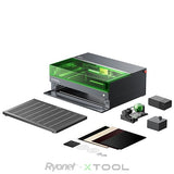 xTool S1 Desktop Diode Laser Cutter Black 40W 40W Rotary Kit | Screenprinting.com