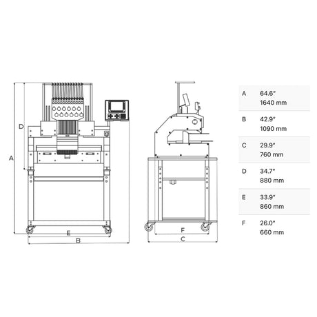 ZSK Sprint Classic Embroidery Machine - Single Head | Screenprinting.com