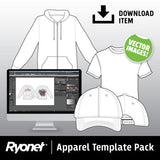 Apparel Line Art Template Pack (Download Only) | Screenprinting.com