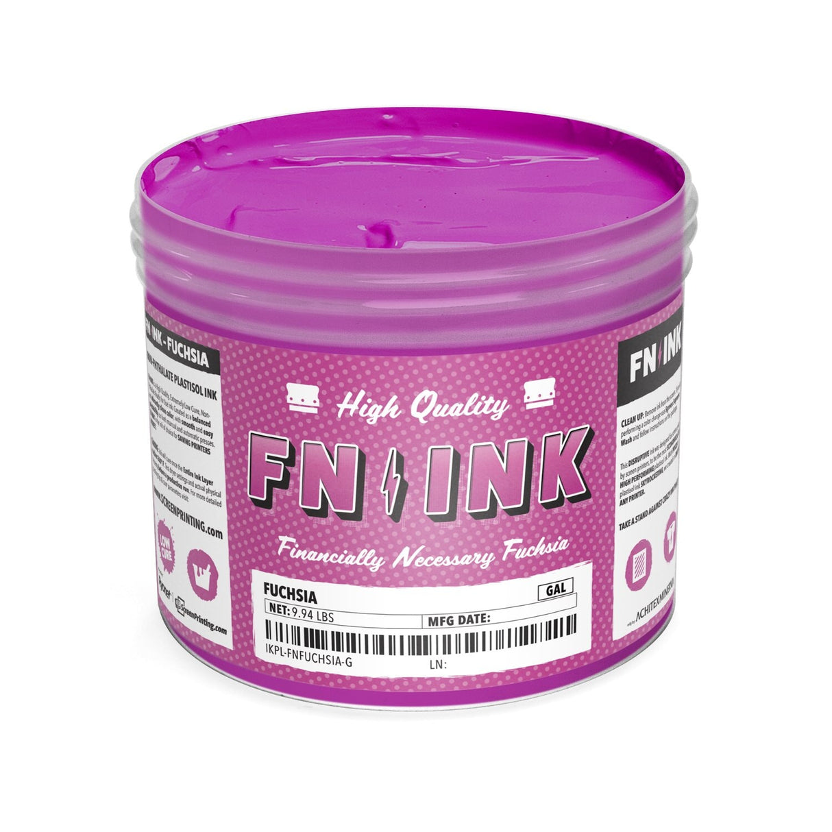 FN-INK™ Fuchsia Plastisol Ink Gallon | Screenprinting.com