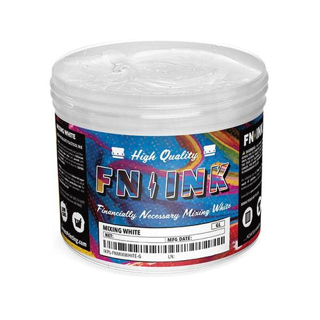 FN-INK™ Mixing White Plastisol Ink Gallon | Screenprinting.com