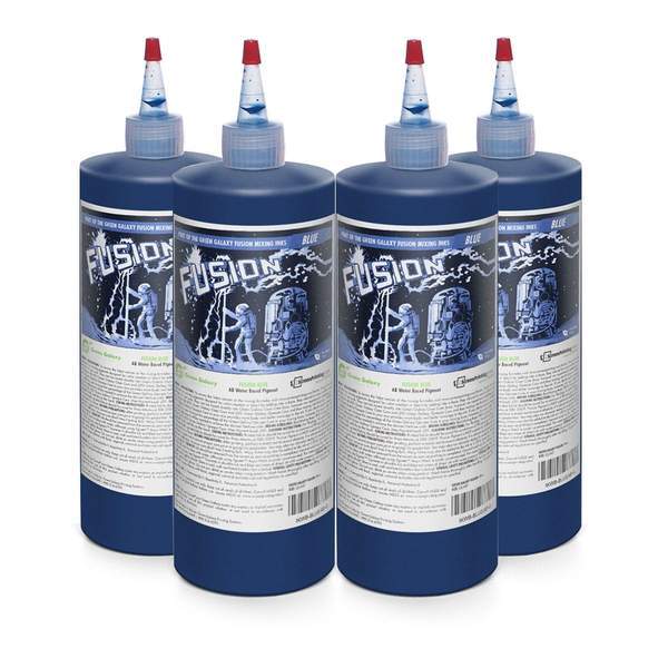 Green Galaxy Fusion Blue HSA Water Based Pigment Gallon(4qts) | Screenprinting.com