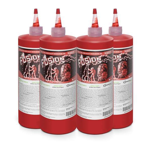 Green Galaxy Fusion Scarlet HSA Water Based Pigment Gallon(4qts) | Screenprinting.com