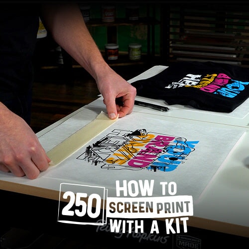 How to Screen Print with a Kit 250 Edition Online Course by ScreenPrinting