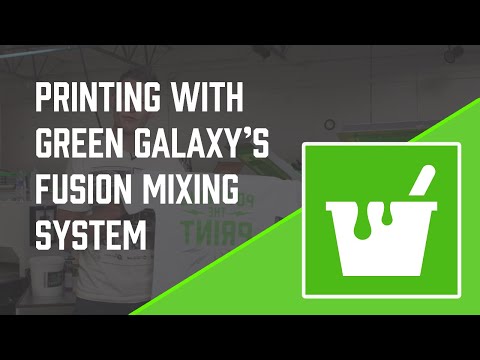 Sistema de mezcla de PMS a base de agua de Green Galaxy Fusion Fusion - cuartos