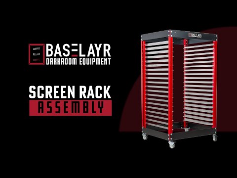 Baselayr Screen Rack - 20 Screen Count