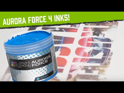 Green Galaxy Aurora Force 4 Color Process Cyan HSA Water Based Ink