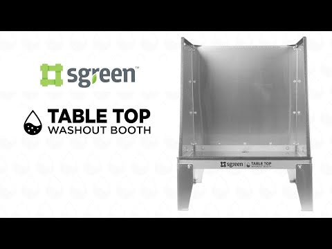 Sgreen Table Top Washout Booth