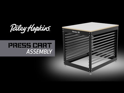 Riley Hopkins Single Station Screen Printing Press Cart