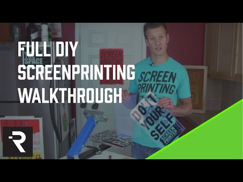 DIY PRINT SHOP Original T-Shirt Screen Printing Kit