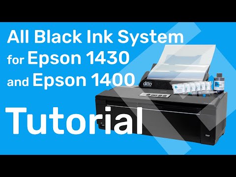 All Black ink kit for Epson Printers - non oem