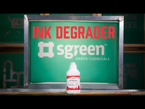 Sgreen tinta degradador de tinta de plastisol tinta