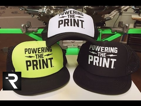 Livingston System Hat Champ for Printing Caps On Riley Hopkins Press by ScreenPrinting