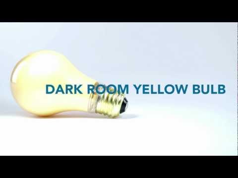 Light Safe Darkroom Bulb - Yellow (2 pack)