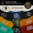 Neck Label Template Master Pack V1 (Download Only) | Screenprinting.com