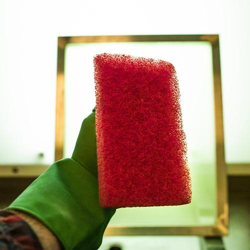 Replaceable Scrub Pad for Silk Screen Cleaning - 6pk | Screenprinting.com