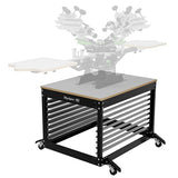 Riley Hopkins Multi-Station Screen Printing Press Cart | Screenprinting.com