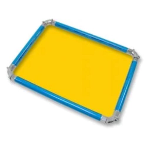 SAATI 23x31in M3 Roller Frame Yellow Hi-TEX Mesh Panels – 6 Pack | Screenprinting.com