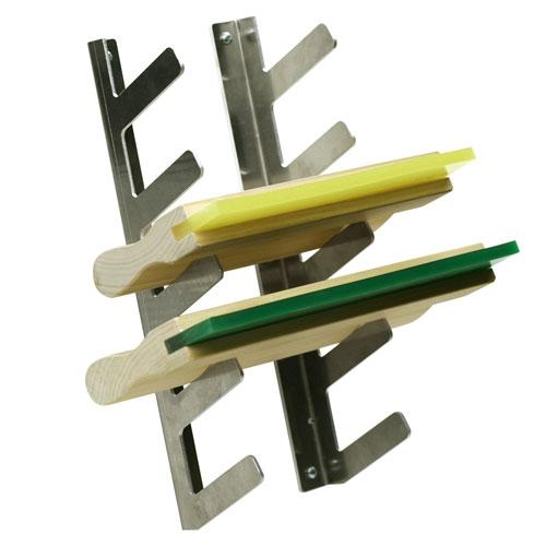 Screen Printing Squeegee Rack | Screenprinting.com